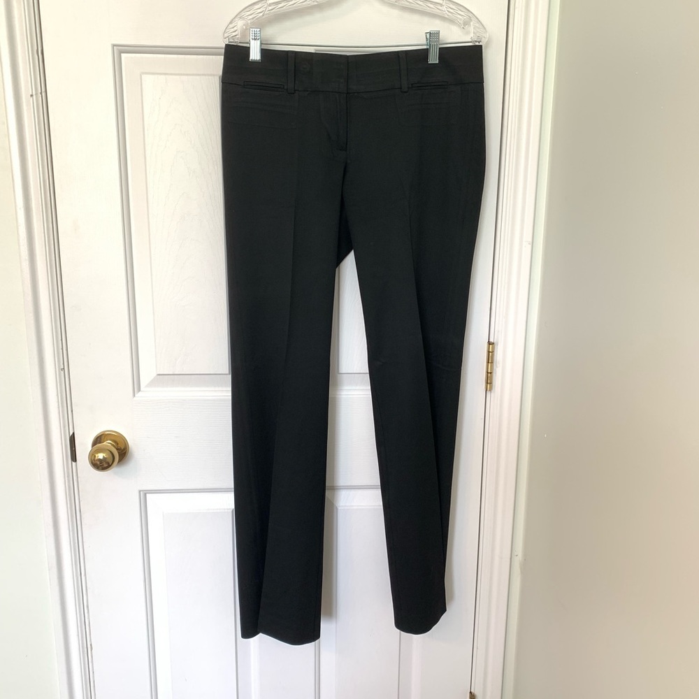 Black LOFT marissa wide leg trouser pants